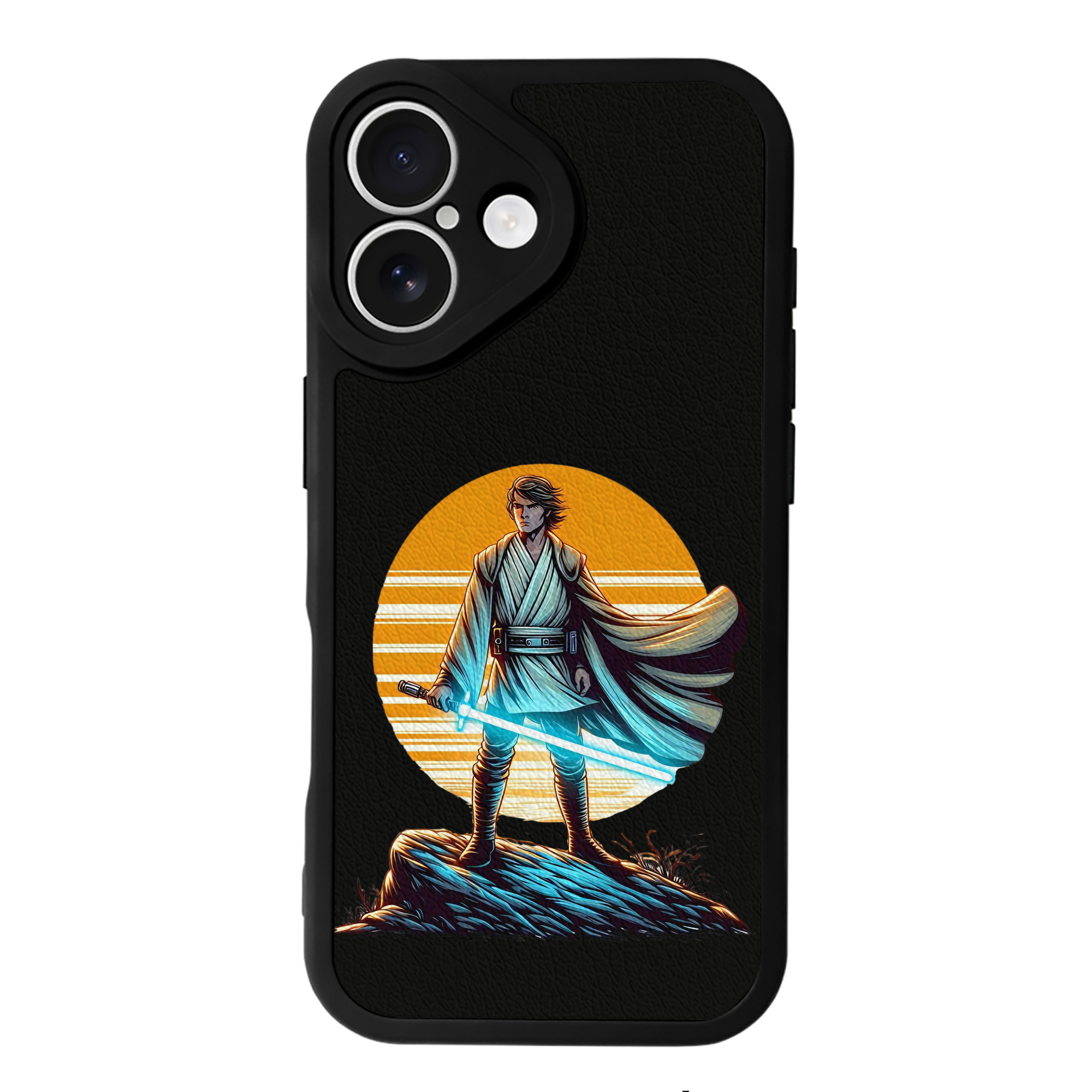 （画像用） スター・ウォーズ Star Wars 【iPhone 16シリーズ対応】シリコンスマホケース（レザー調） 材質：シリコン